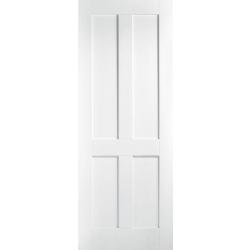 4 Panel London White (primed) Internal Door